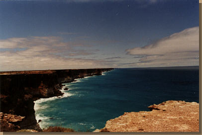 Cliffs on the Nullarbor Plain